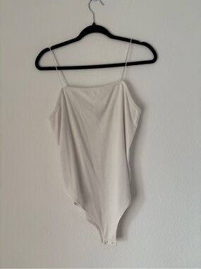 wild fable Cream Strappy Bodysuit
